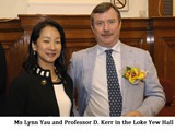00-036   Ms Lynn Yau with Professor D. Kerr